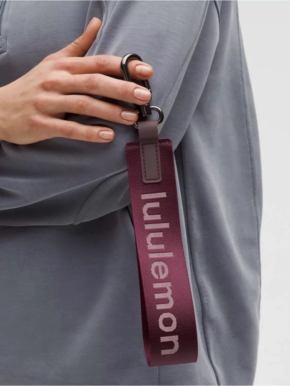 Lululemon Never Lost Keychain, Goodnight Plum / Pink Haze